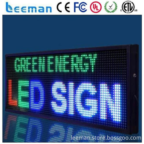 advertising board for cars P10 yellow color full color smd led p4mm display